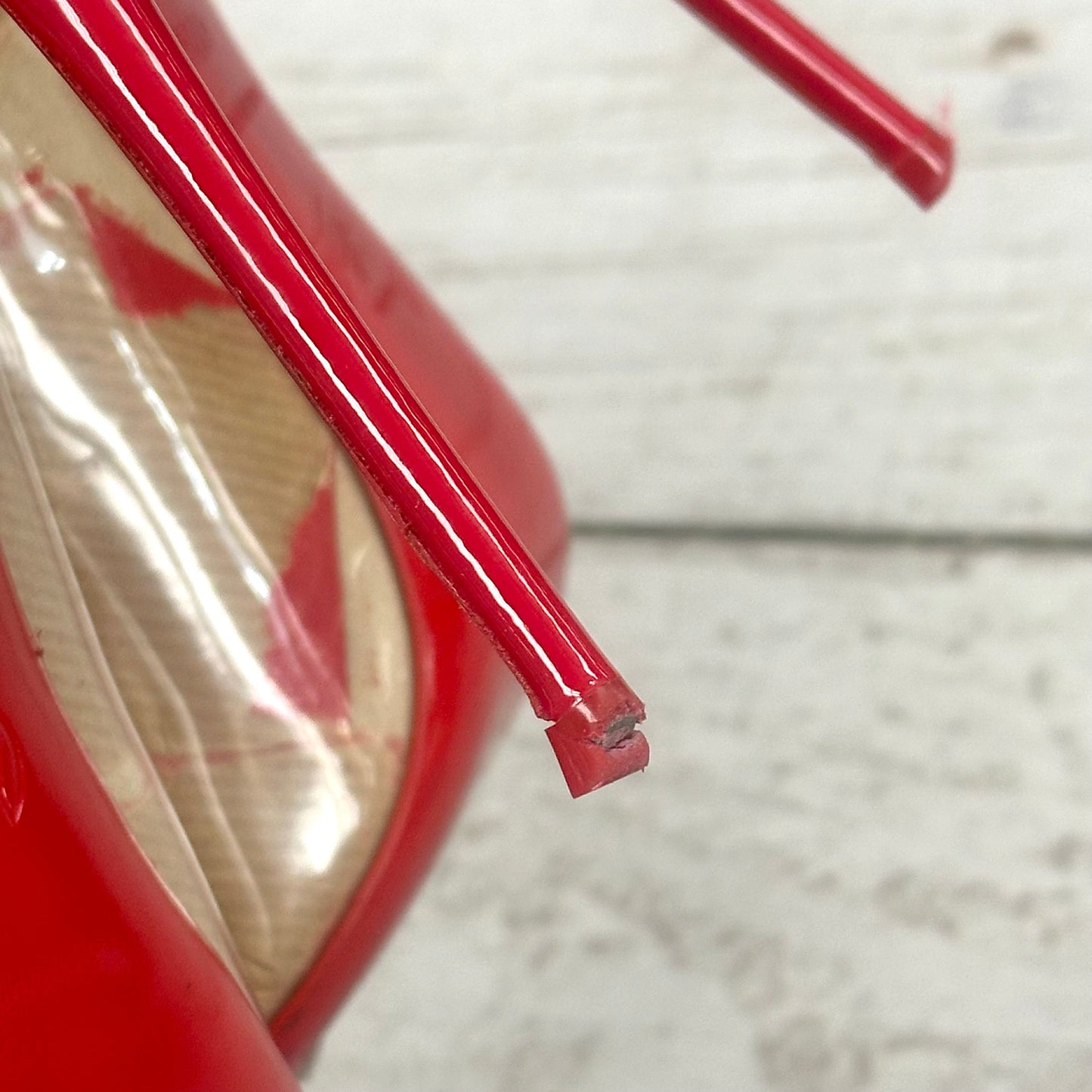 Shoes Luxury Designer By Christian Louboutin In Brown, Size: 11