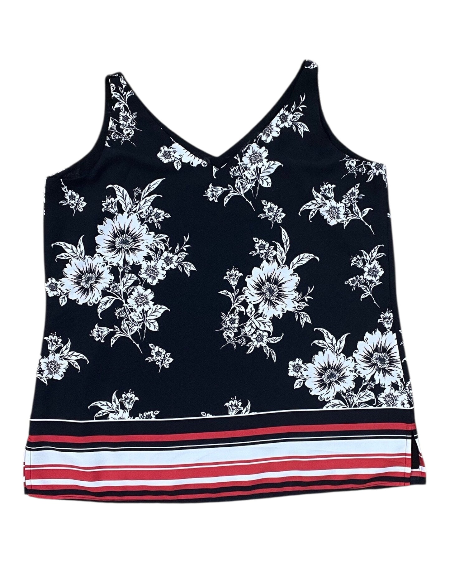 Top Sleeveless By Roz And Ali In Black, Size:M