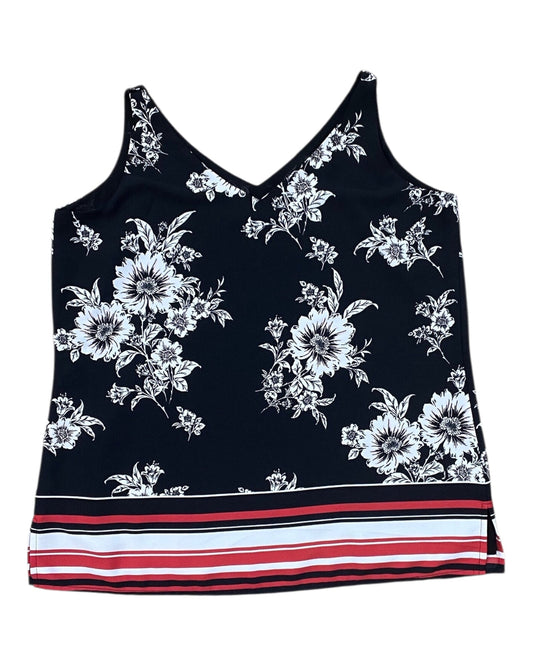 Top Sleeveless By Roz And Ali In Black, Size:M