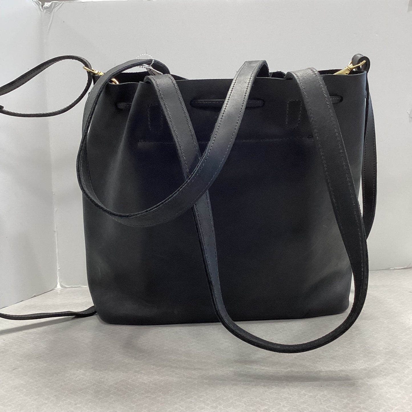 Handbag Leather By Parker Clay, Size: Large