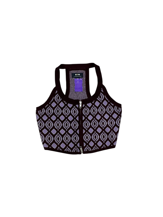 Top Sleeveless By Maeve In Purple, Size:Xs