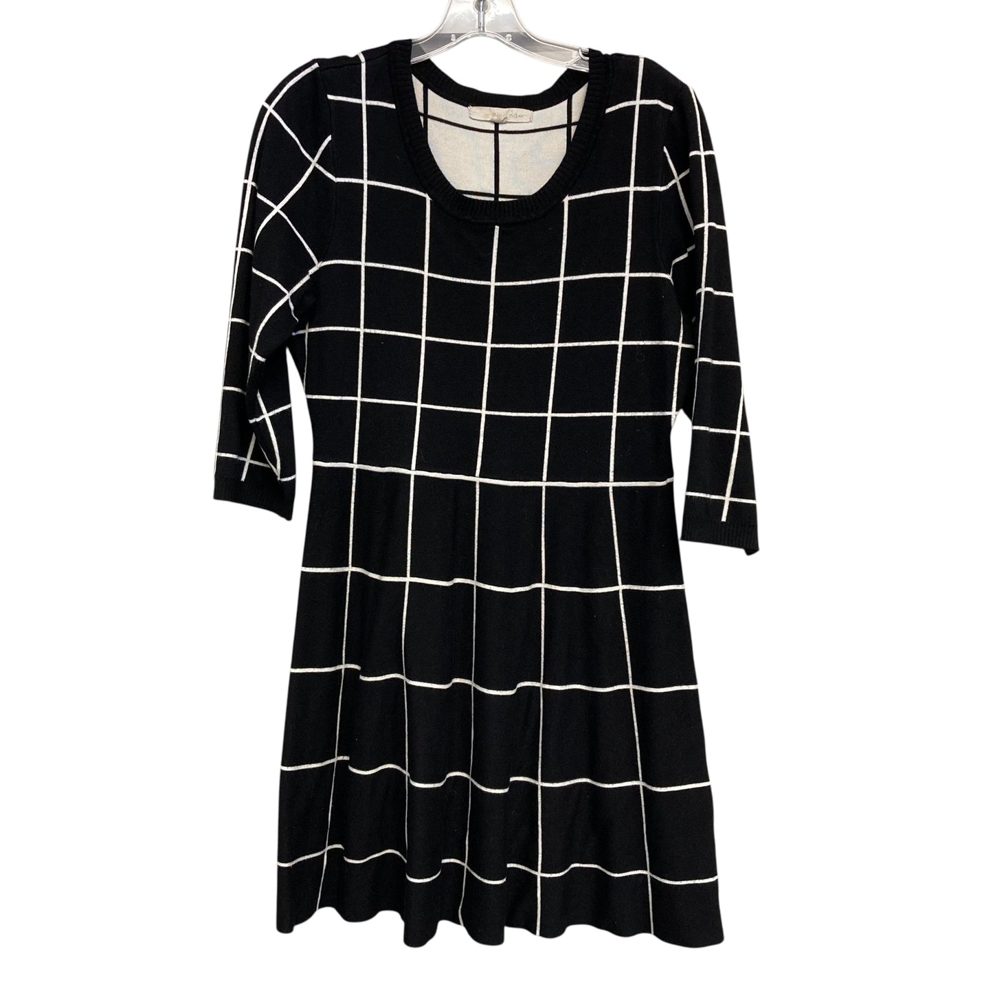 Dress Sweater By Rewind In Black & White, Size:Xl