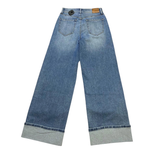 Jeans Wide Leg By Level 99 In Blue Denim, Size:4