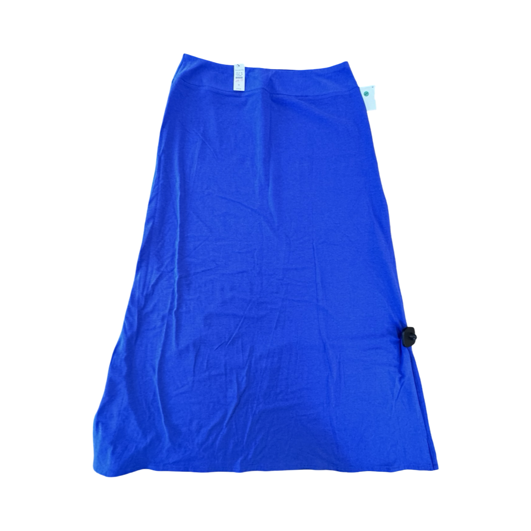Skirt Maxi By Talbots In Blue, Size:M