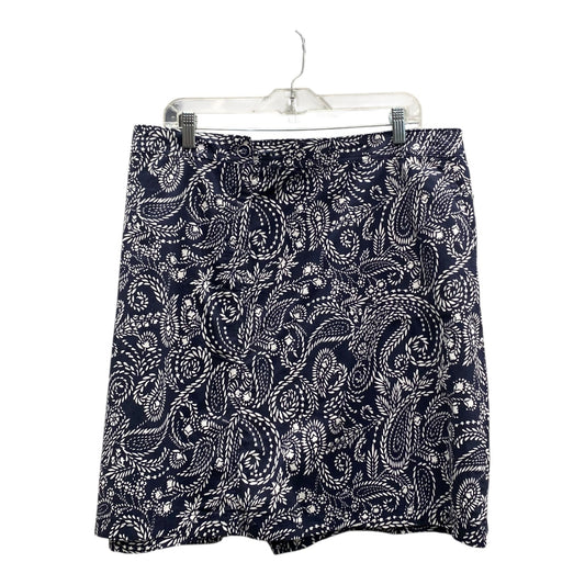 Skort By Karen Scott In Blue, Size:24