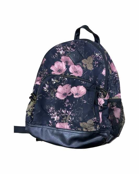 Backpack By Clothes Mentor In Black & Pink, Size:Medium