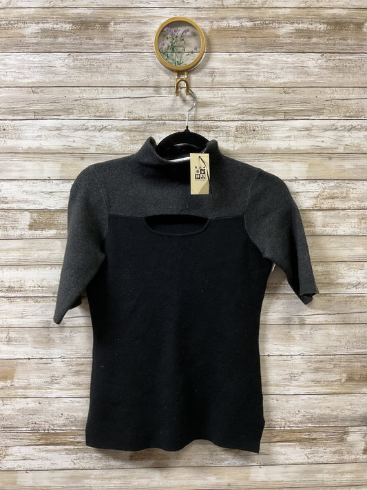 Sweater Ss By Max Studio In Black & Grey, Size:Xs
