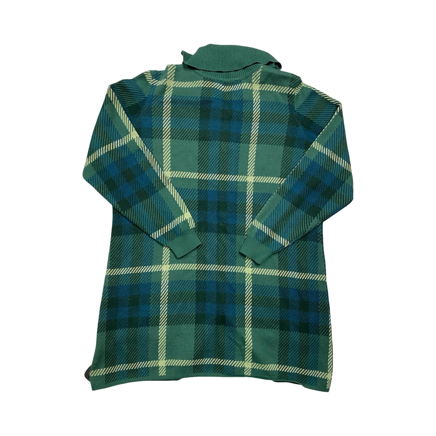 Sweater Cardigan By Denim And Company In Green, Size:Xl