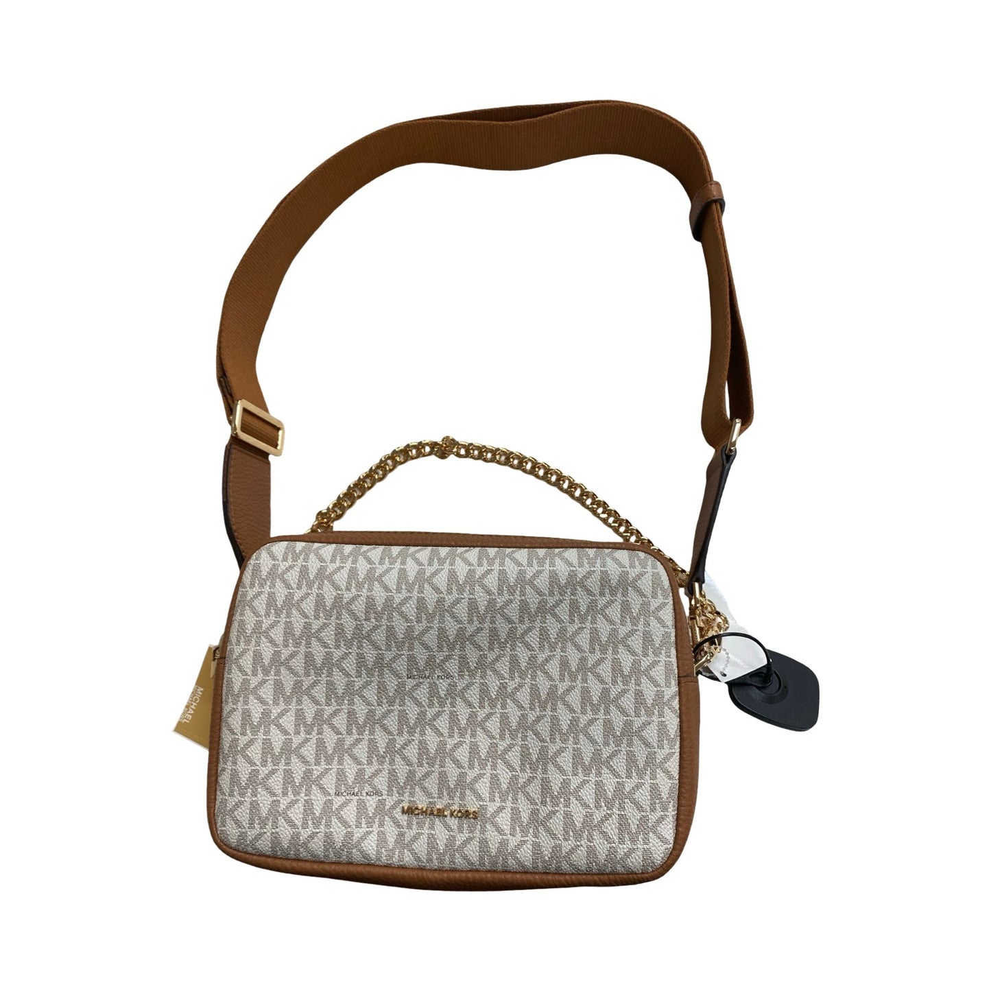 Handbag Designer By Michael Kors In Brown, Size:Small