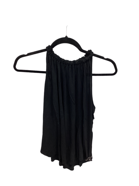 Top Sleeveless By Loft In Black, Size:S