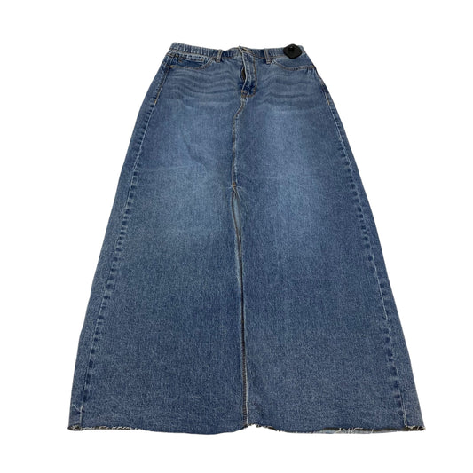 Skirt Maxi By Curve Appeal In Blue Denim, Size:6