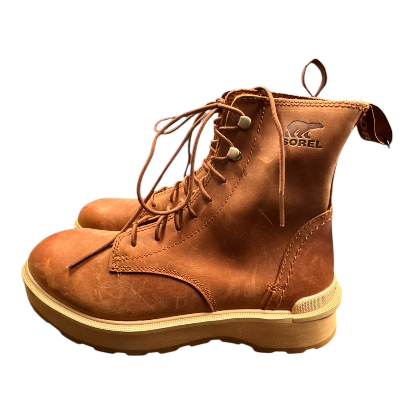 Boots Ankle Flats By Sorel In Brown, Size:8