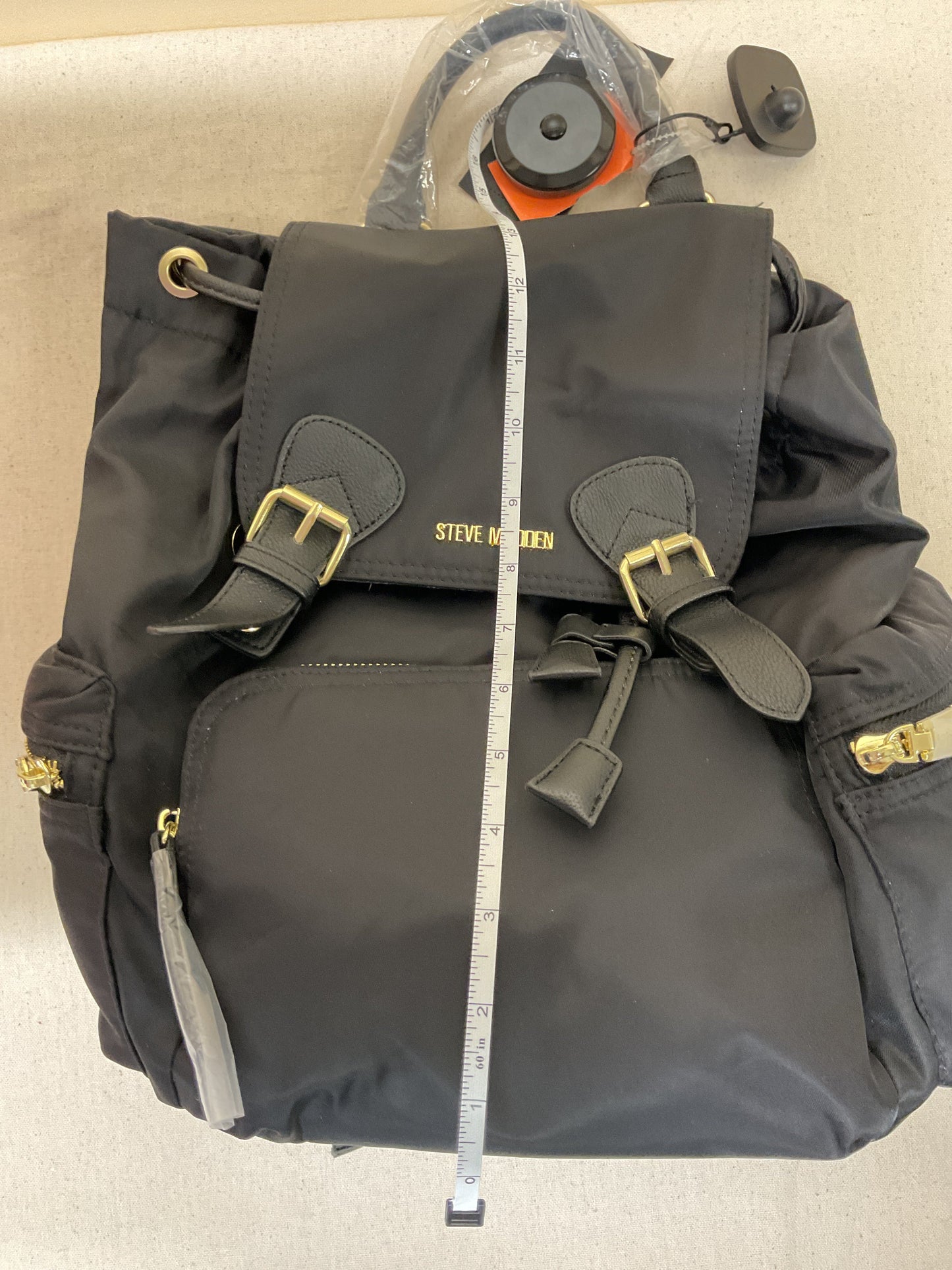 Backpack By Steve Madden In Black, Size:Medium