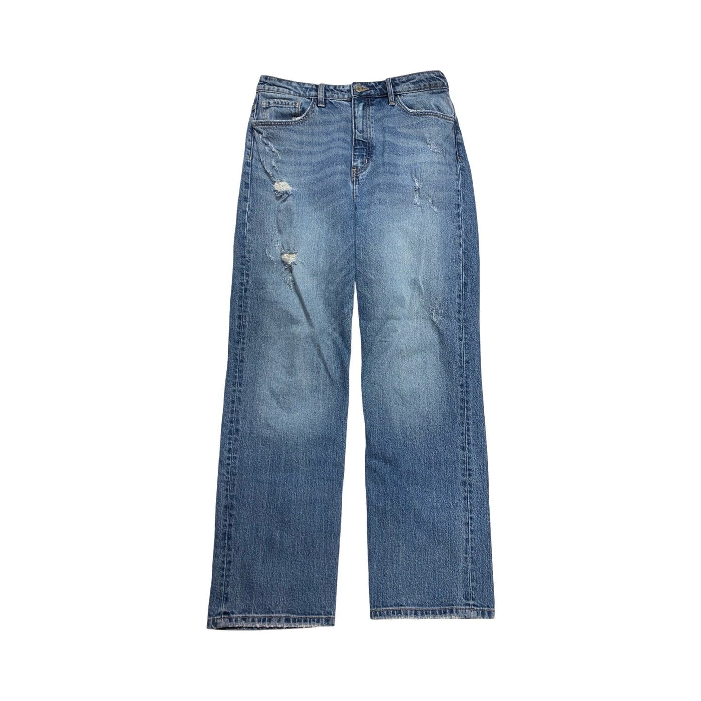 Jeans Straight By Kancan In Blue Denim, Size:8