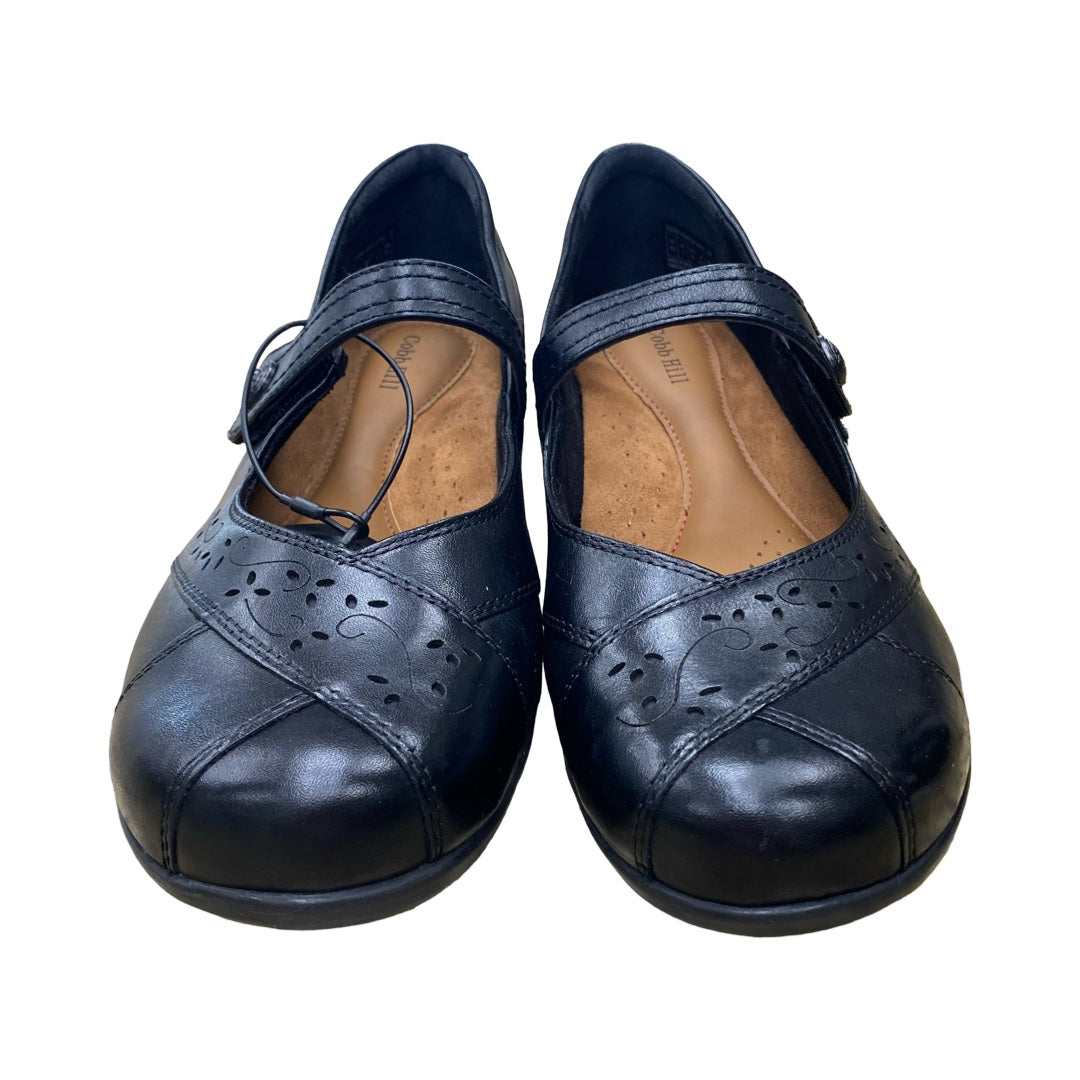 Shoes Flats By Cobb Hill In Black, Size:9.5