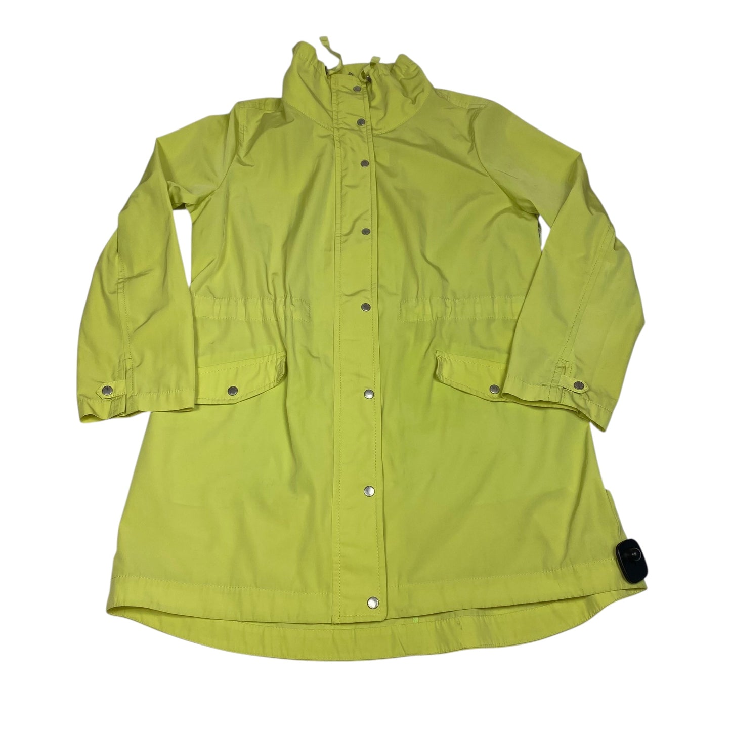 Coat Raincoat By Talbots In Green, Size:L