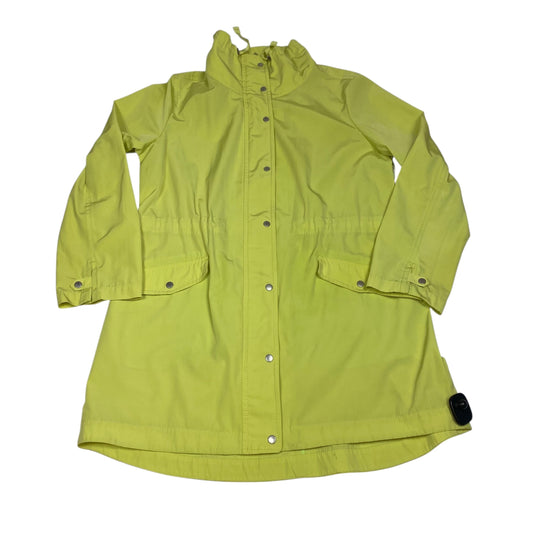 Coat Raincoat By Talbots In Green, Size:L