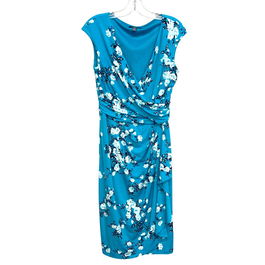 Dress Work By Chaps In Blue, Size:M