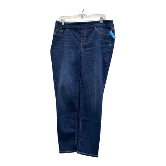 Jeans Jeggings By Chicos In Blue Denim, Size:8