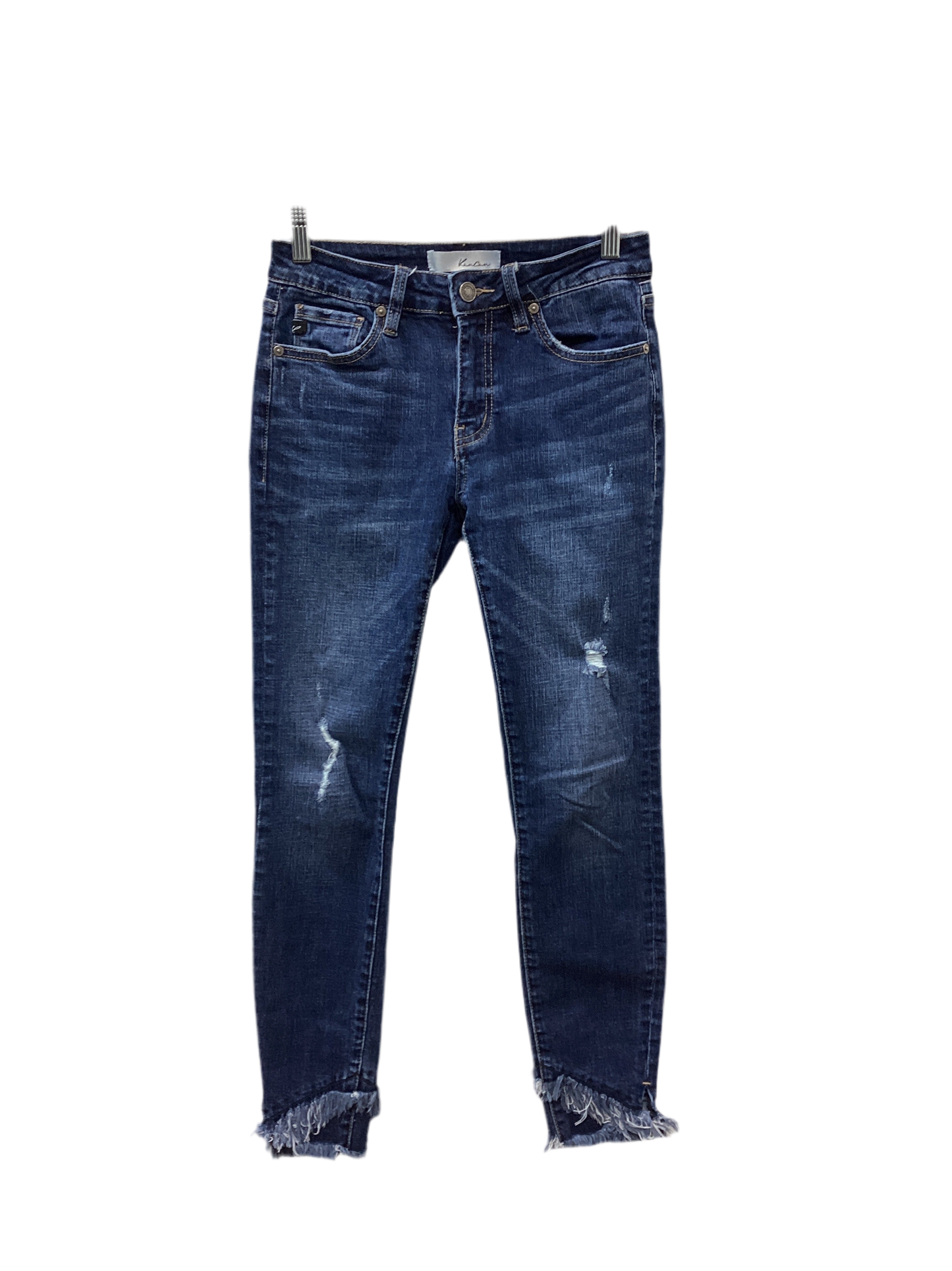 Jeans Skinny By Kancan In Blue Denim, Size:4
