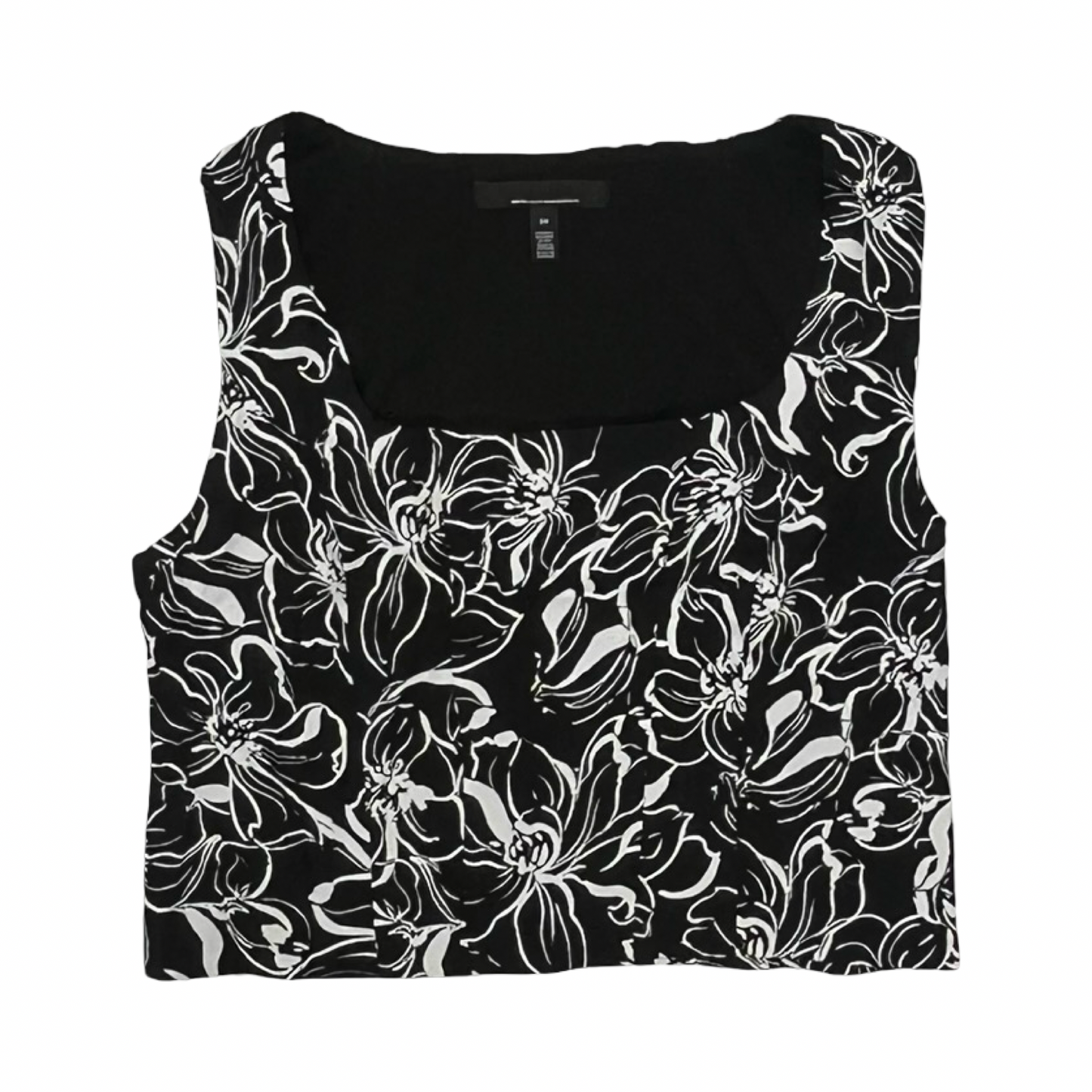 Blouse Sleeveless By White House Black Market In Black & White, Size:M