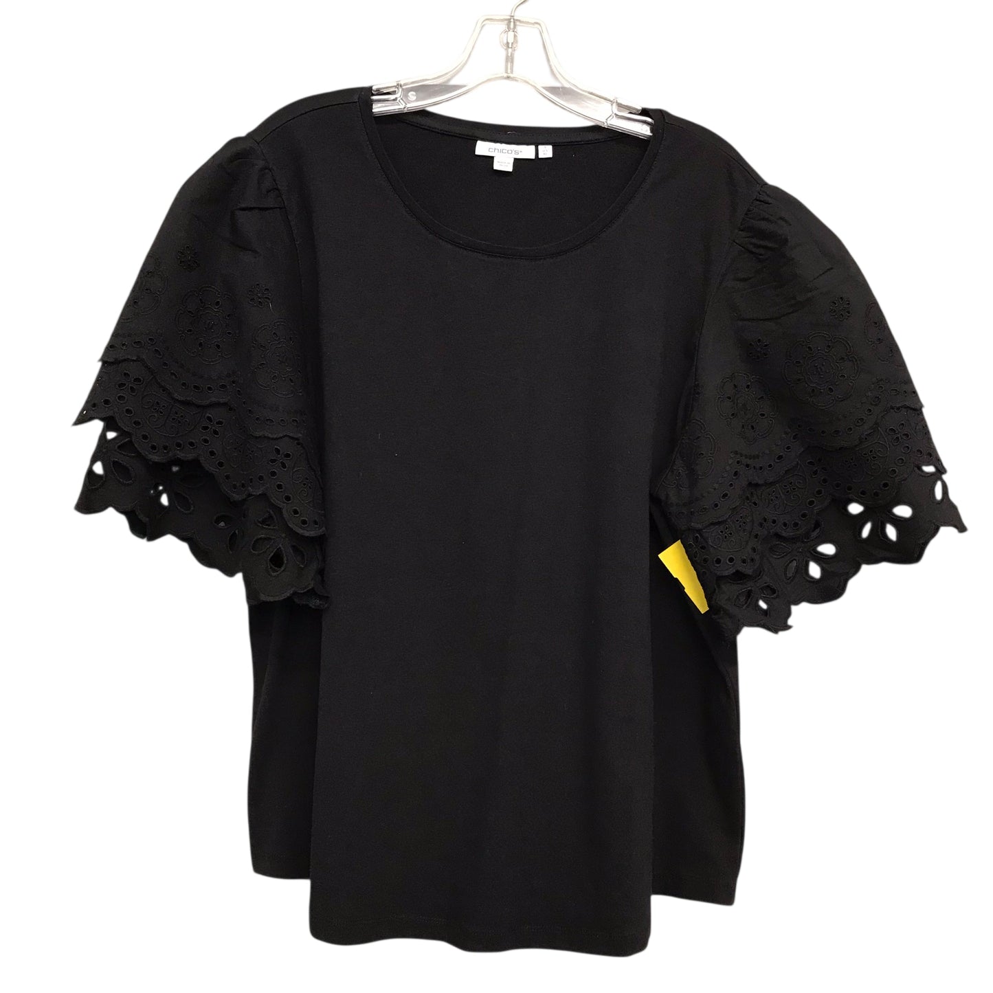 Top Ss By Chicos In Black, Size:Xl