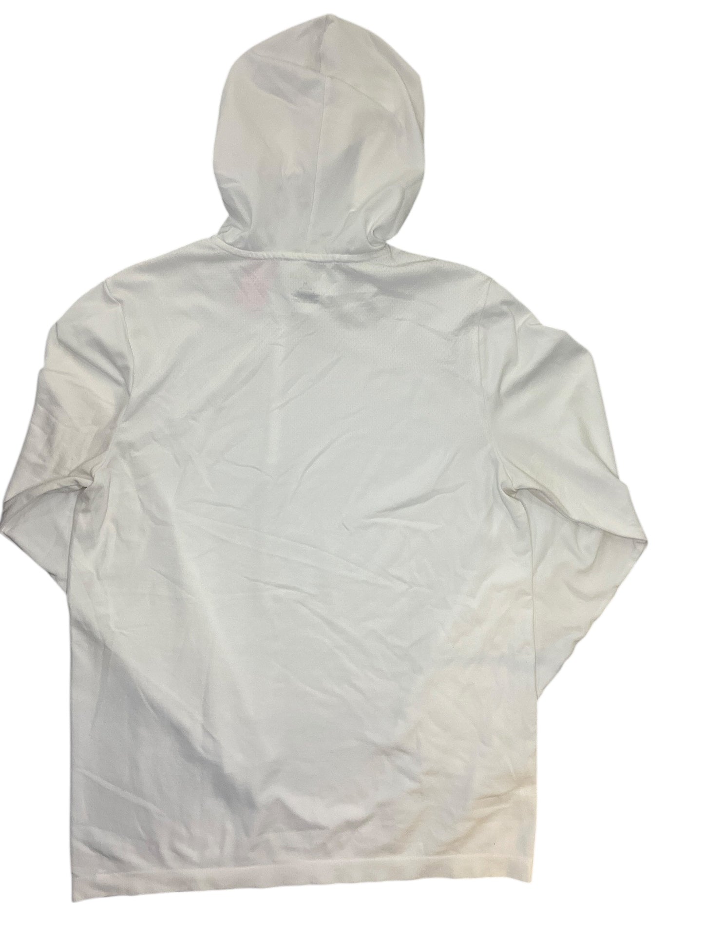 Athletic Sweatshirt Hoodie By Tek Gear In White, Size:M
