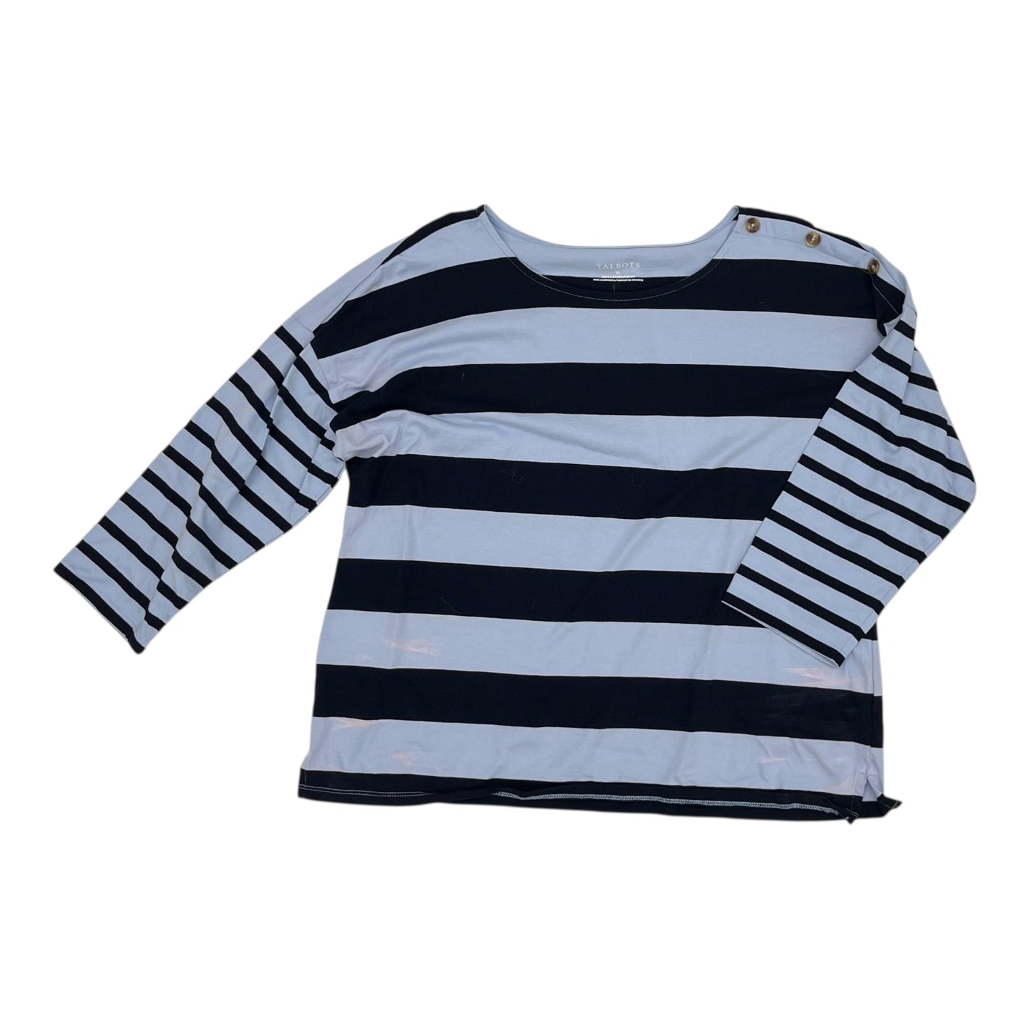 Top Ls Basic By Talbots In Blue, Size:Xl