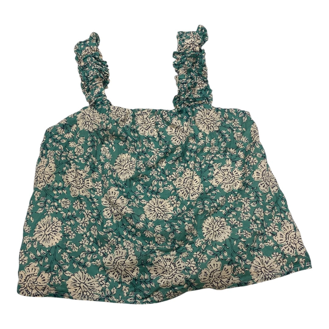Top Sleeveless By Evereve In Green, Size:S