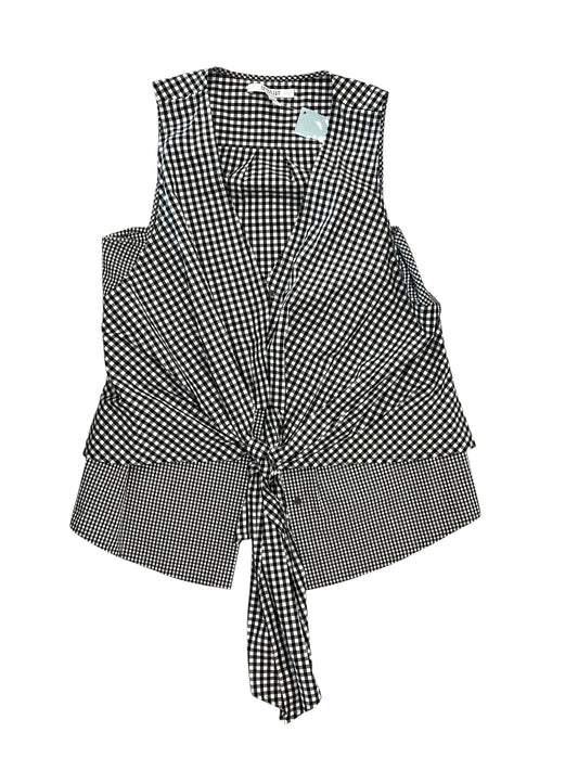Top Sleeveless Designer By Derek Lam In Checkered Pattern, Size:8