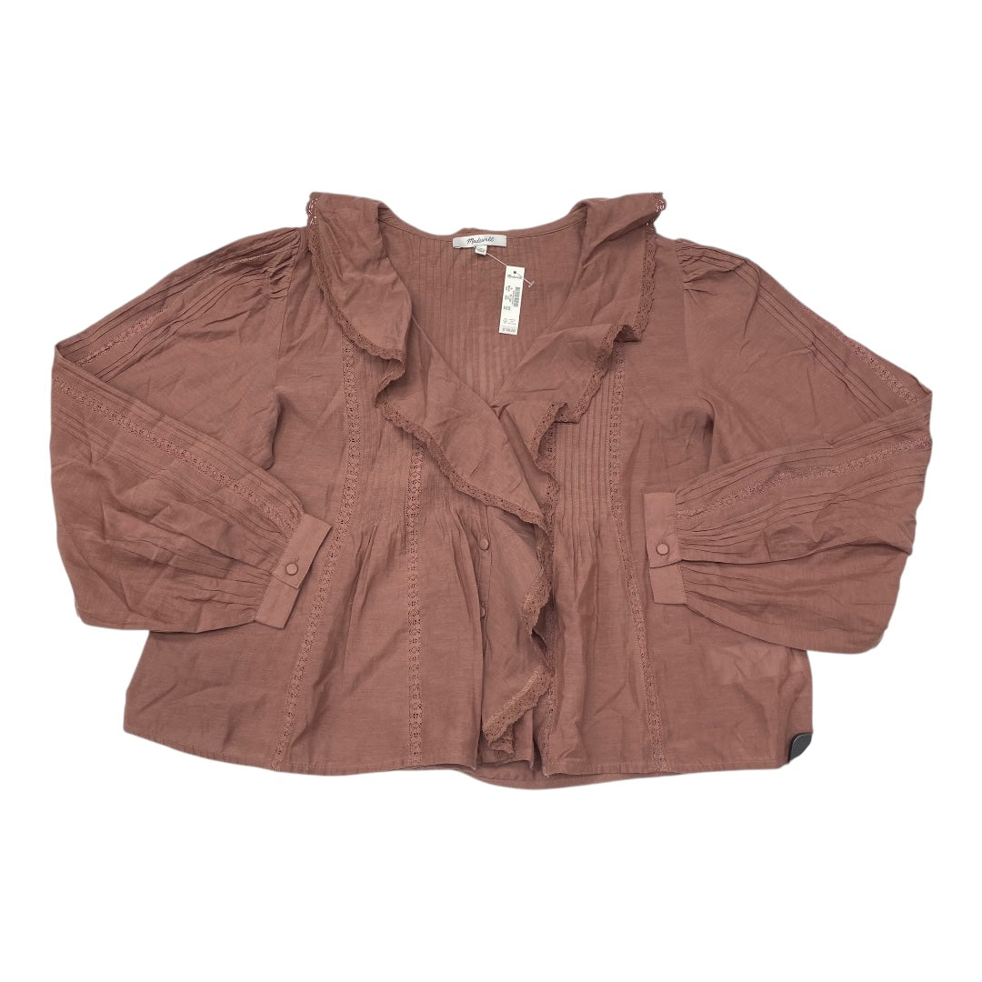 Top Ls By Madewell In Mauve, Size:M