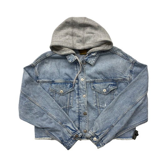 Jacket Denim By American Eagle In Blue Denim, Size:L