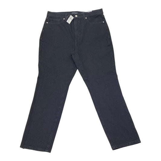 Jeans Skinny By Banana Republic In Black, Size:16