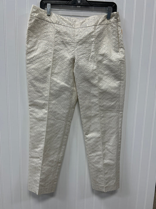 Pants Designer By Lilly Pulitzer In Gold, Size:8