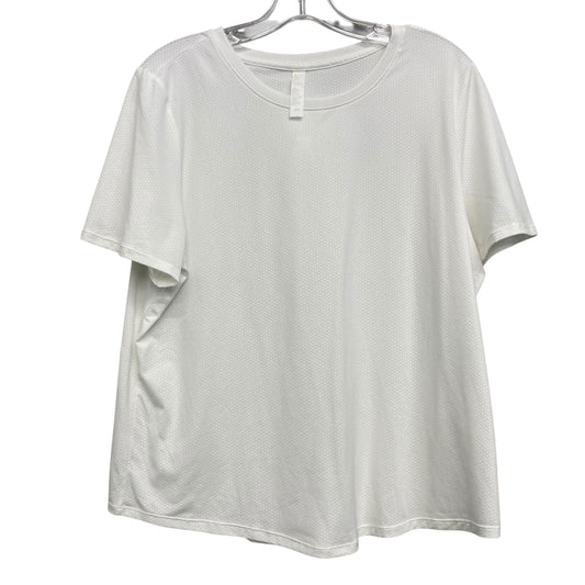 Top Ss Basic By Zella In White, Size:Xl