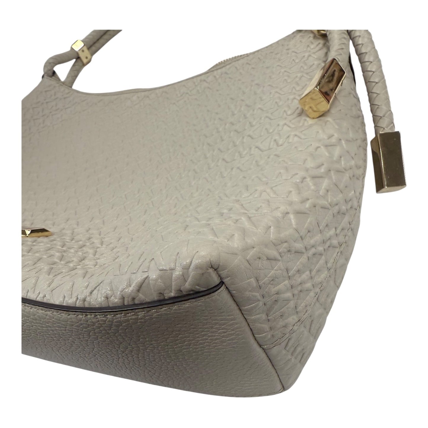 Handbag Designer By Michael Kors In Cream, Size:Large