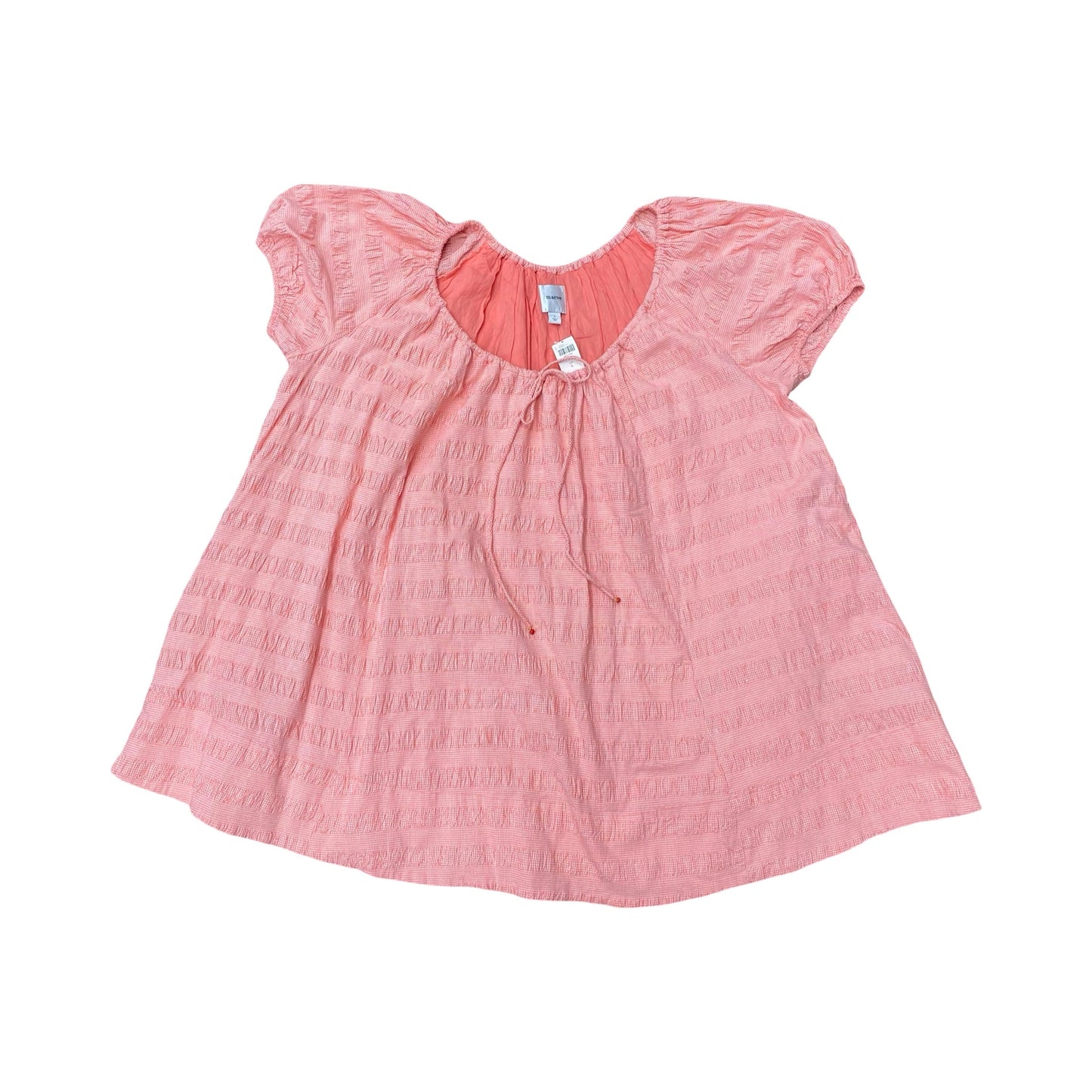 Dress Casual Short By Maeve In Pink & White, Size:L