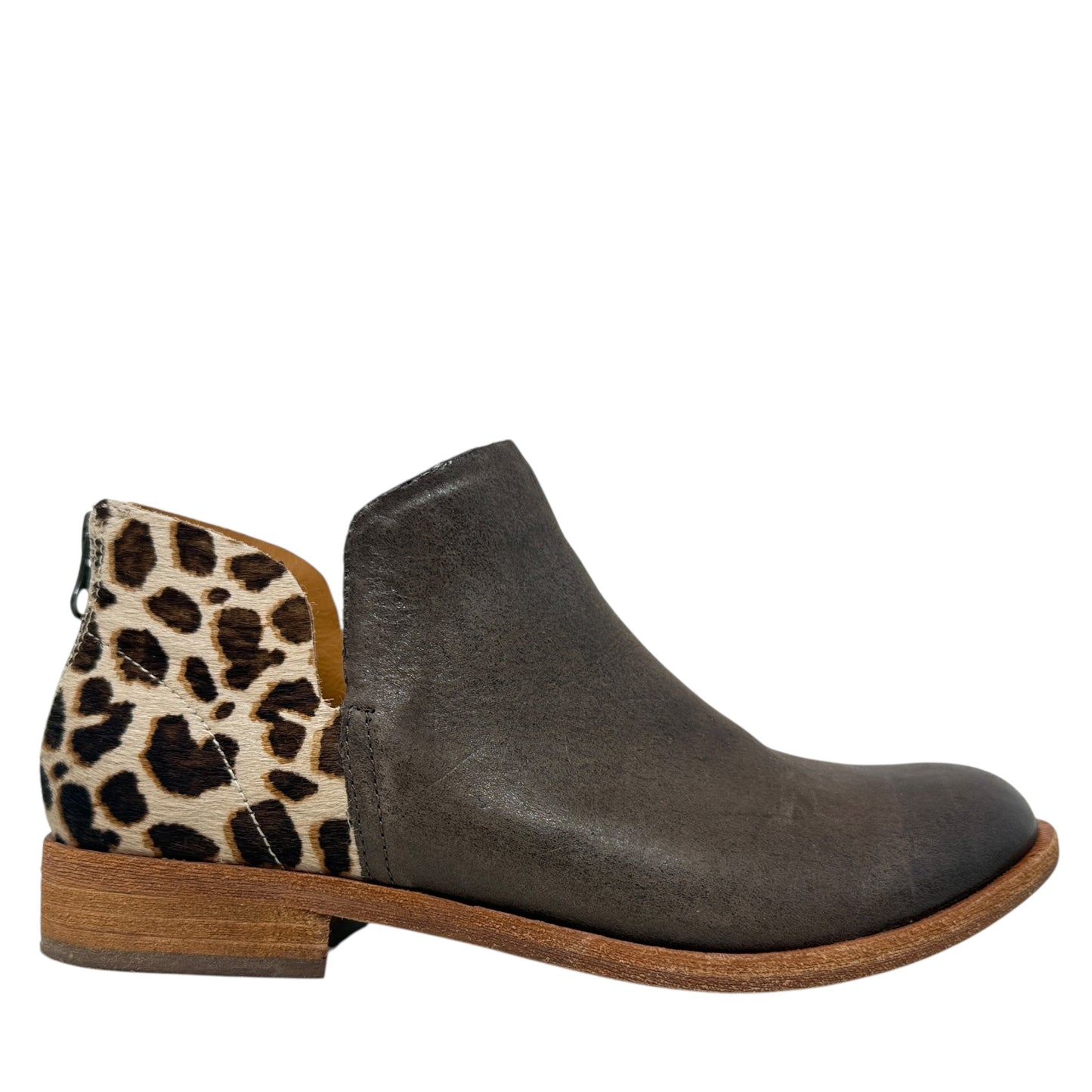 Renny Booties By Kork Ease In Dark Brown Leopard , Size: 7.5