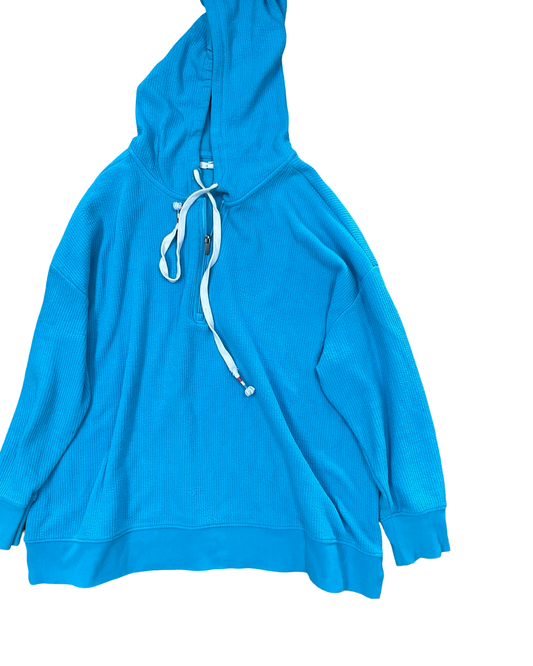 Sweatshirt Hoodie By Maurices In Blue, Size:2X