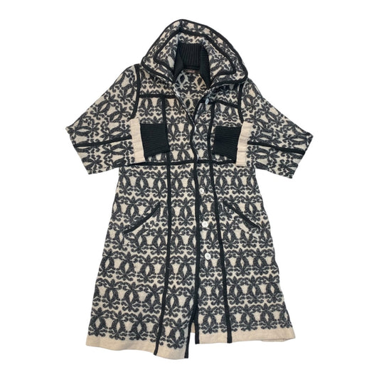 Coat Wool By Heather B In Multi, Size:M