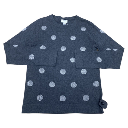 Sweater By J. Crew In Grey & Silver, Size:S