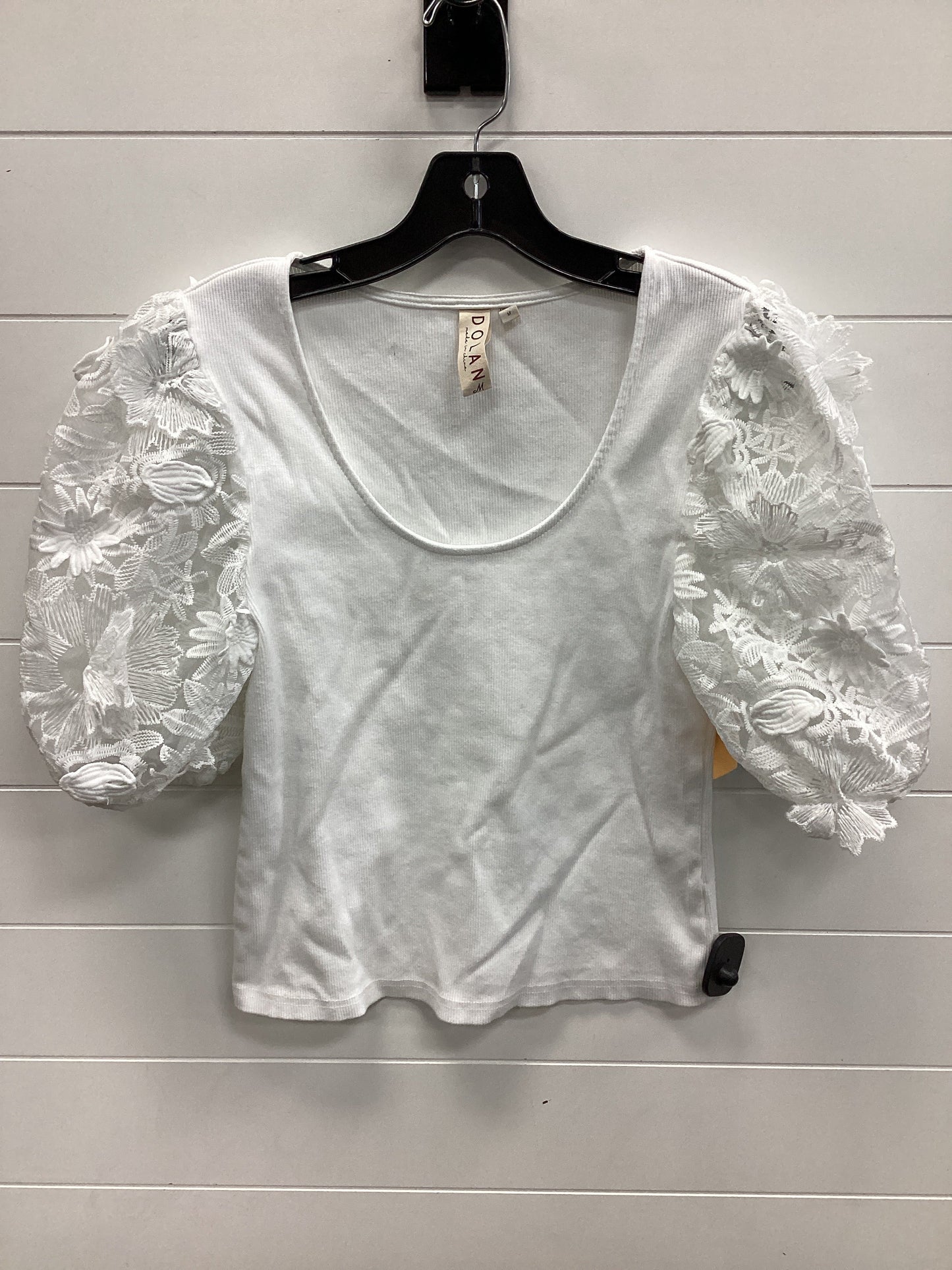 Blouse Ss By Dolan Left Coast In White, Size:M