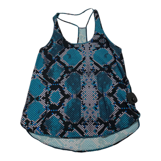 Athletic Tank Top By Lululemon In Snakeskin Print, Size:S
