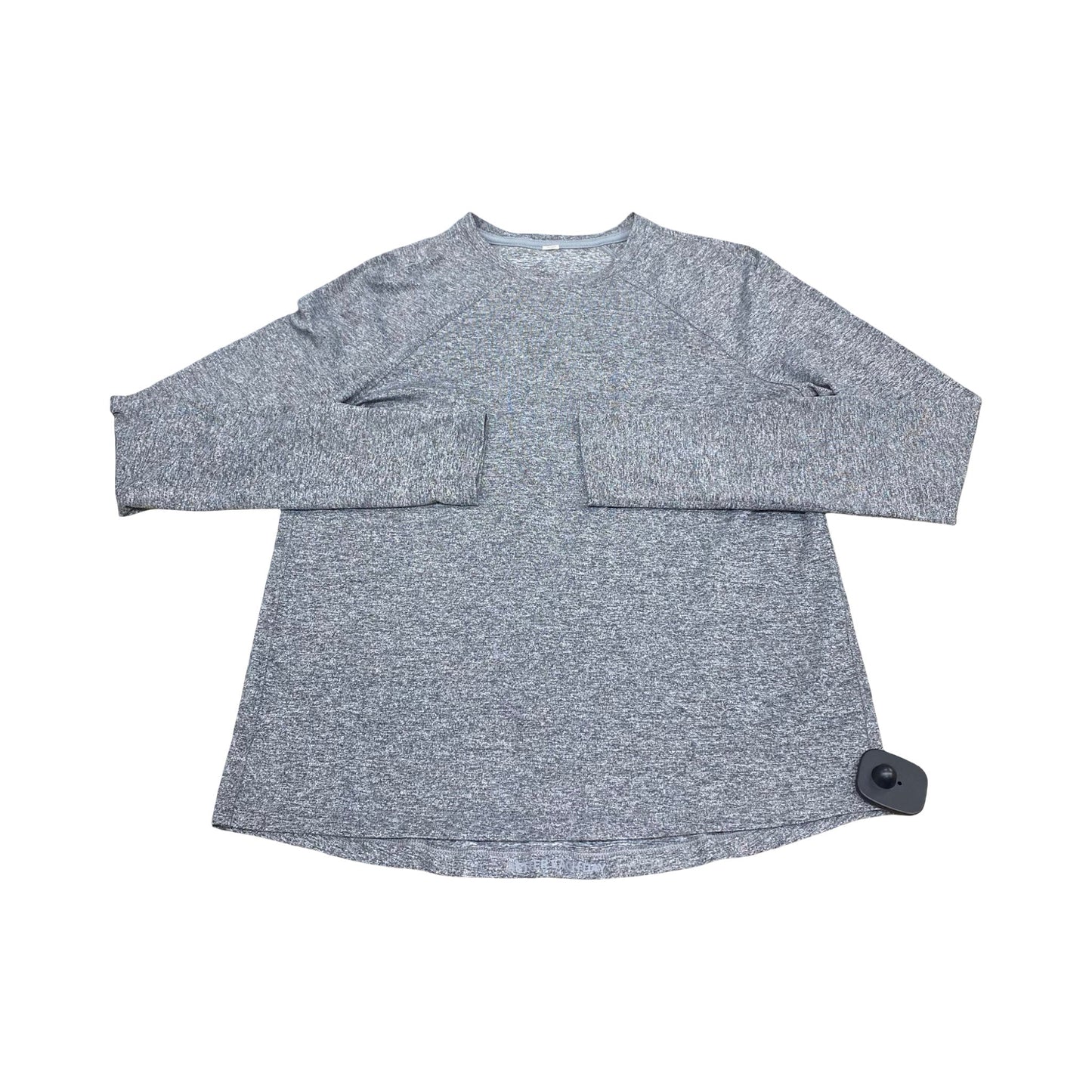 Athletic Top Ls Crewneck By Lululemon In Grey, Size:4