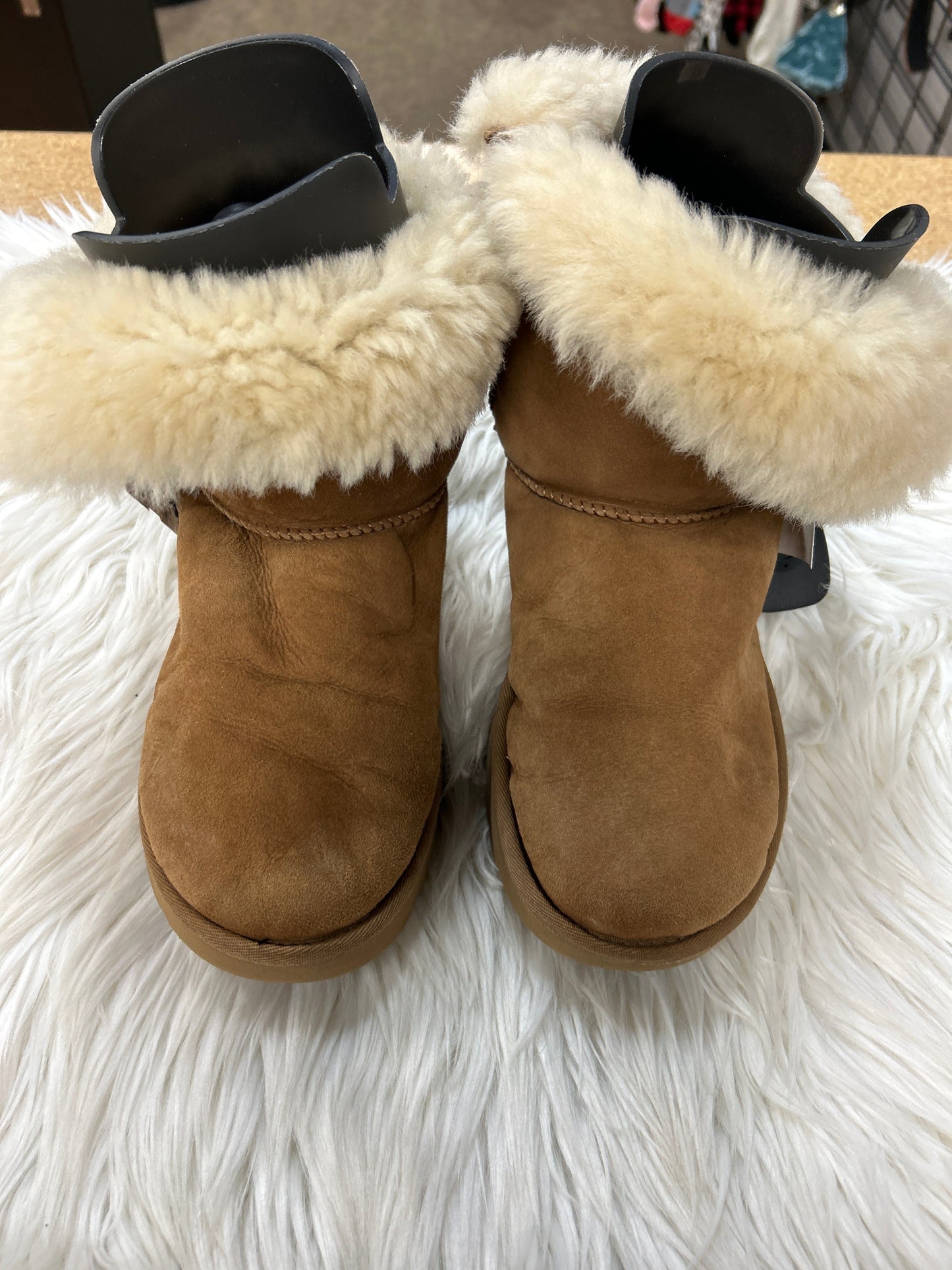 Boots Designer By Ugg In Brown, Size:9