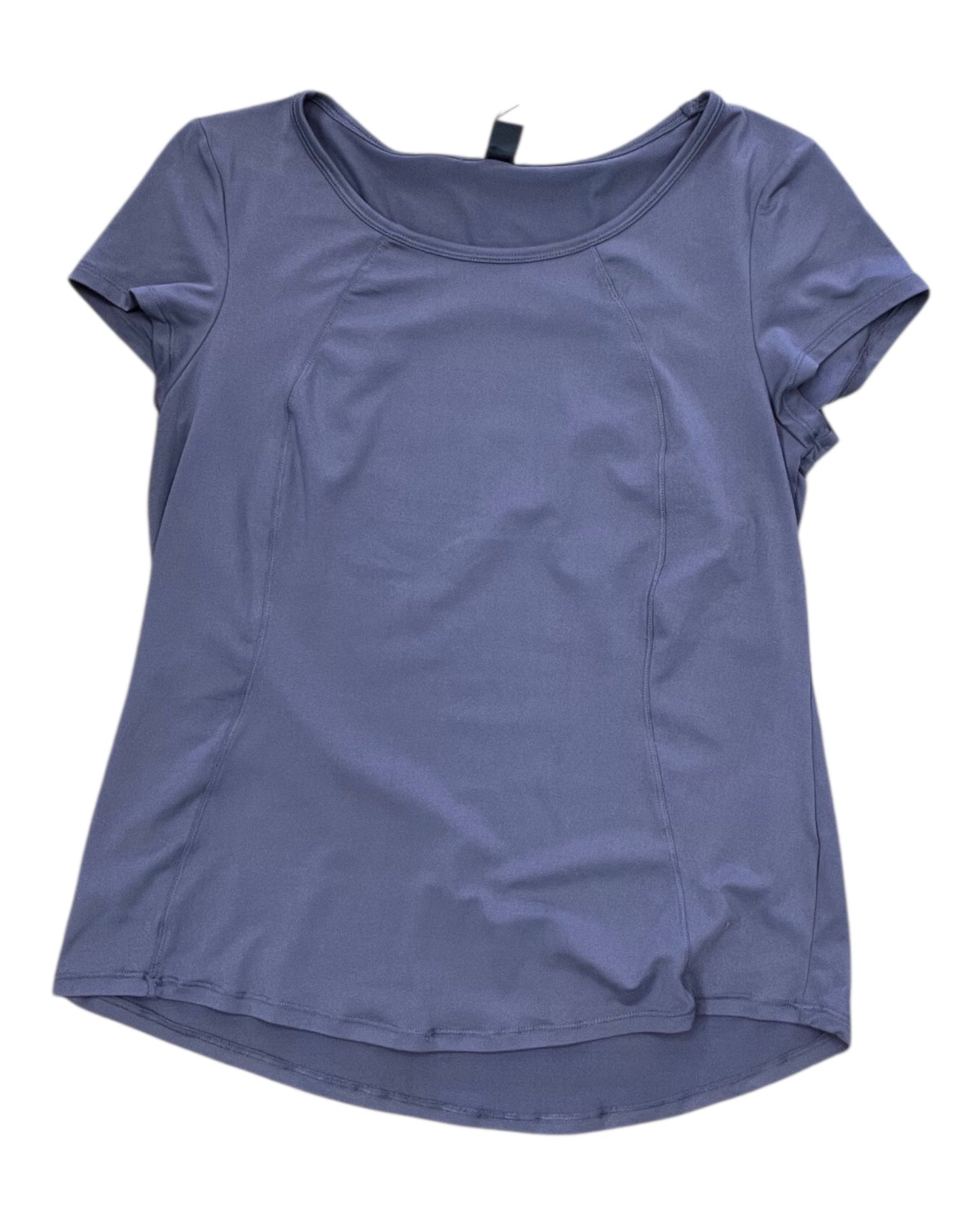 Athletic Top Ss By Yogalicious In Purple, Size:M