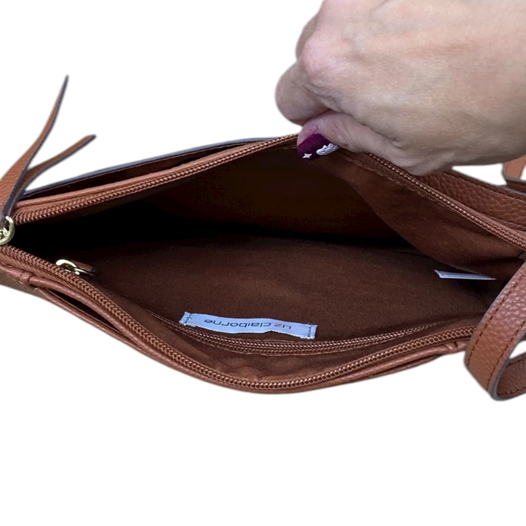 Handbag By Liz Claiborne In Brown, Size:Small