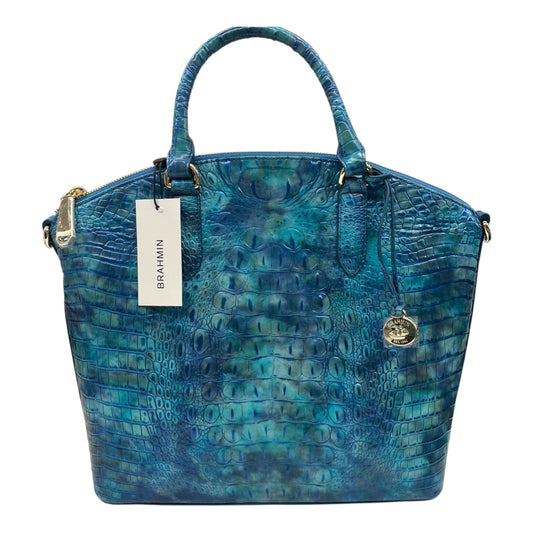 Handbag Designer By Brahmin In Teal, Size:Medium