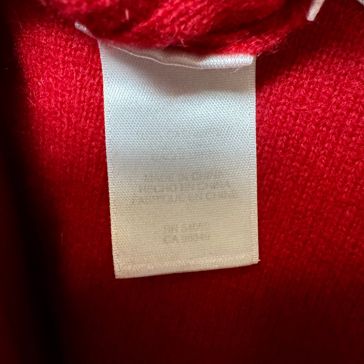 Sweater Cashmere By Anne Klein In Red, Size: L