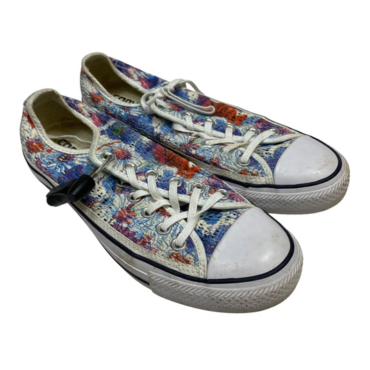 Shoes Sneakers By Converse In Blue & Cream, Size:8